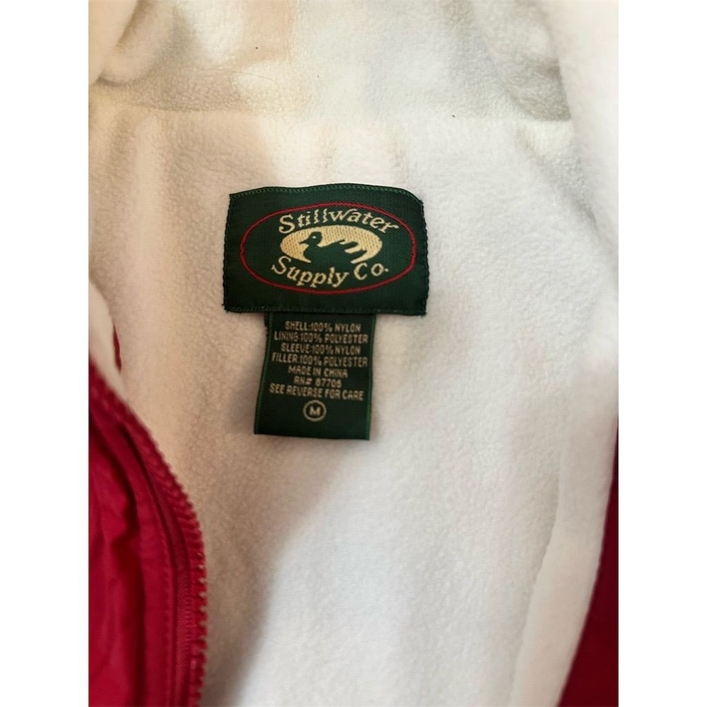 Cabela's Men's Red Fleece Lined Windbreaker Jacket Size M‎ - Picture 3 of 7